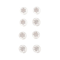 Floral Diamante Hair Jewels 8 Pack - link has visual effect only