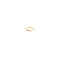 Gold Surgical Steel Graduating Ball Mini Hoop Earrings - link has visual effect only