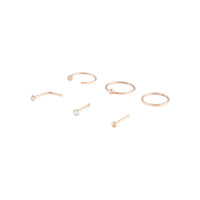 Rose Gold Classic Mix Nose 6 Pack - link has visual effect only