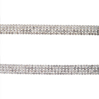 Four Row Diamante Choker and Bracelet Set - link has visual effect only