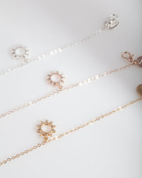 Mixed Metal Sun Bracelet Anklet Pack - link has visual effect only