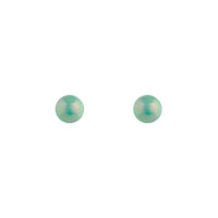 Shiny Green Ball Stud Earrings - link has visual effect only