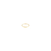 Gold Thin Clicker Hoop Earring - link has visual effect only