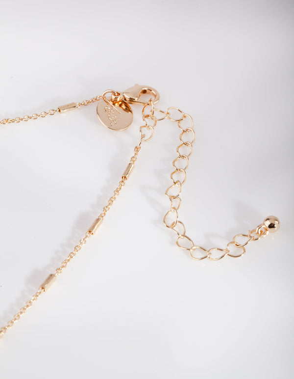 Gold Beaded Body Chain