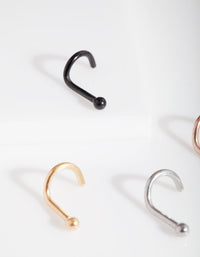Mixed Metal Mini Ball Nose 4 Pack - link has visual effect only