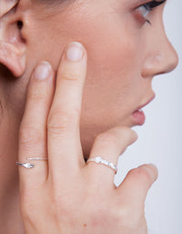 Sterling Silver Wrapped Snake Ring - link has visual effect only