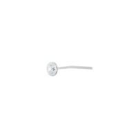 Sterling Silver Single Diamante Nose Stud - link has visual effect only