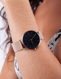 Rose Gold Premium Watch - link has visual effect only