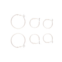 Rose Gold Multi Hoop 3 Pack - link has visual effect only