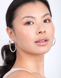 Silver Diamante Multi Hoop Earring Pack - link has visual effect only