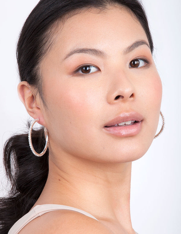 Silver Diamante Multi Hoop Earring Pack