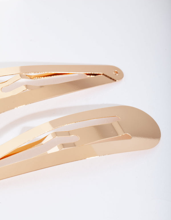 Large Gold Snap Clip 2 Pack