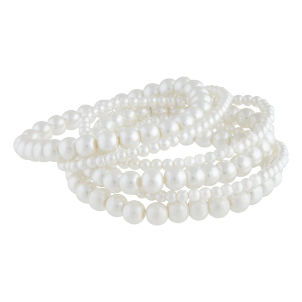 Rose Gold Embellished Classic Bracelet 3 Pack