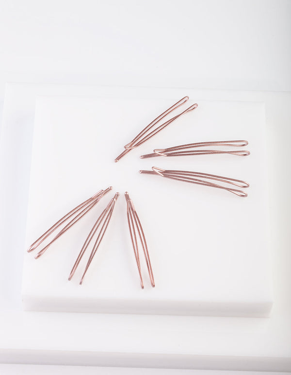 Metallic Pink Hair Pin Pack