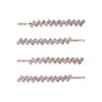 Rose Gold Diamante Zig Zag Pin Set - link has visual effect only