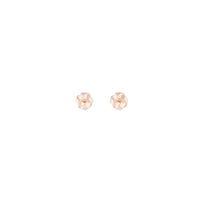 Rose Gold Texture Knot Stud Earrings - link has visual effect only