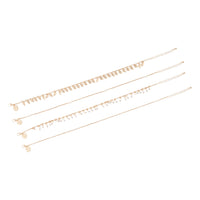 Gold Leaf Jingle Anklet 4 Pack - link has visual effect only