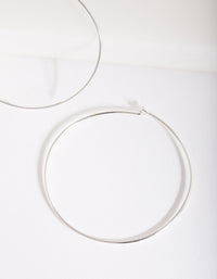 Sterling Silver 45Mm Hoop - link has visual effect only