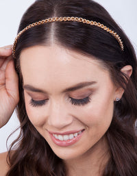 Metal Chain Headband 2 Pack - link has visual effect only