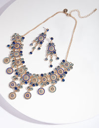 Blue Gold Dolce Vita Necklace - link has visual effect only