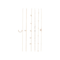 Rose Gold Celestial Fine Choker 6 Pack - link has visual effect only