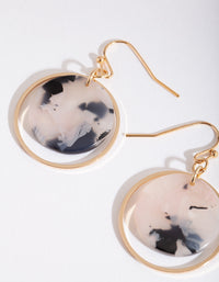 Neutral Acrylic Loop Earrings - link has visual effect only