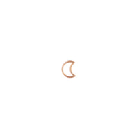 Rose Gold Celestial Moon Cartilage Earrings - link has visual effect only
