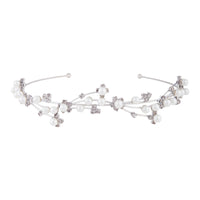 Pearl And Diamante Vine Crown - link has visual effect only