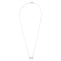Sterling Silver Infinity Pendant Necklace - link has visual effect only