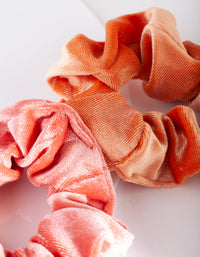 Sunset Velvet Scrunchie 3 Pack - link has visual effect only