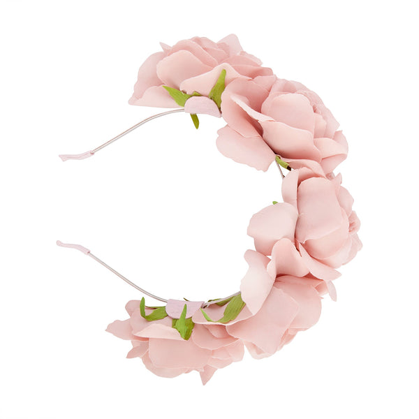 Pink Rose Headband