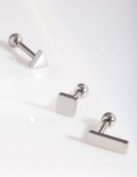 Rhodium Geometric Flatback Jewellery Pack - link has visual effect only