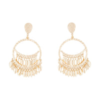 Golden Double Layer Jingle Earrings - link has visual effect only