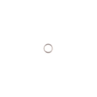 Rhodium 5mm Clicker Ring - link has visual effect only