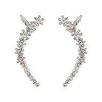 Diamante Double Flower Ear Cuff Pack - link has visual effect only